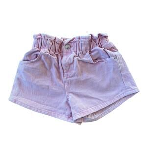 Zara Kids Pink Denim Shorts Size 3–4 Years